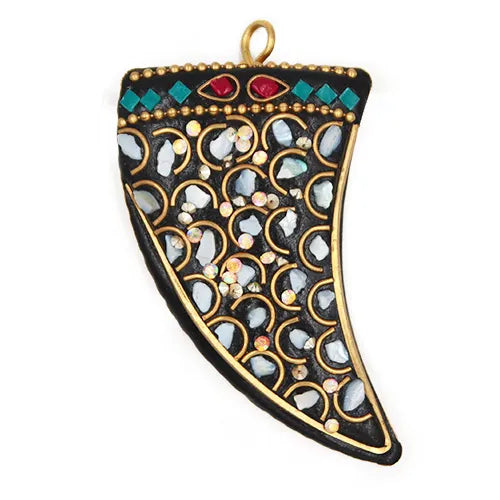 Dije cacho – Negro, Turquesa, Rojo, Blanco