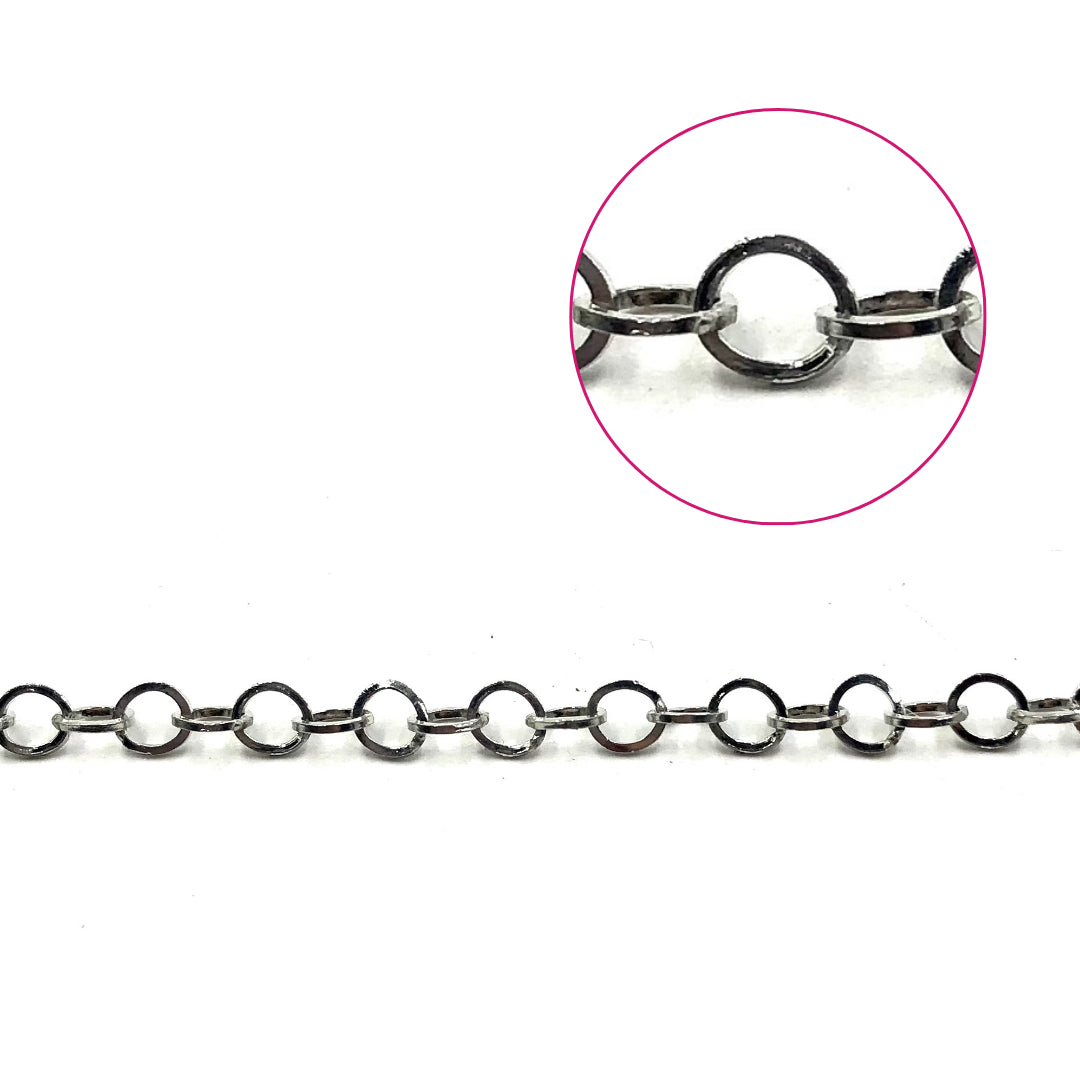 Cadena En Acero – Aro Niquel